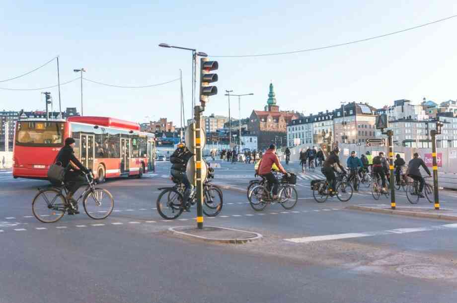 велосипедисти у швеції